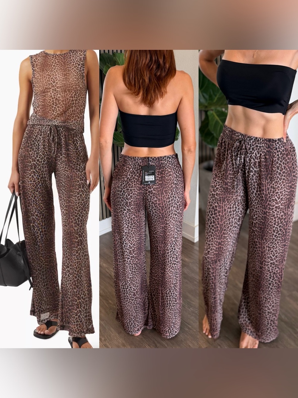REVOLVE It’s now cool the mesh pants leisure pants wildcat coverup pants
